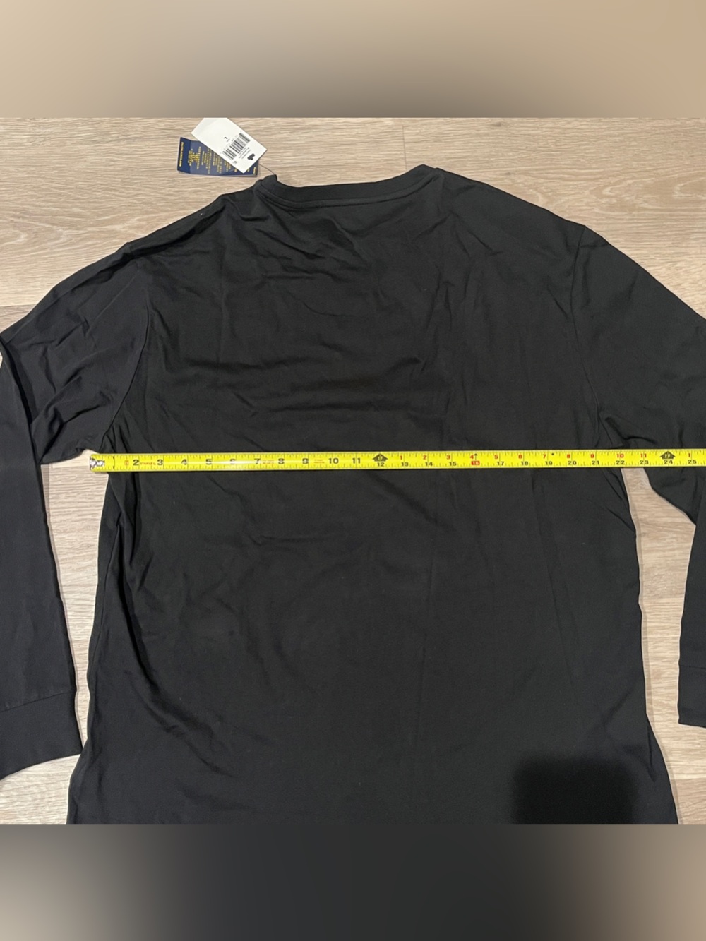 Polo Ralph Lauren Men’s Classic Fit Jersey Long-Sleeve T-Shirt Black Large - Picture 9 of 11